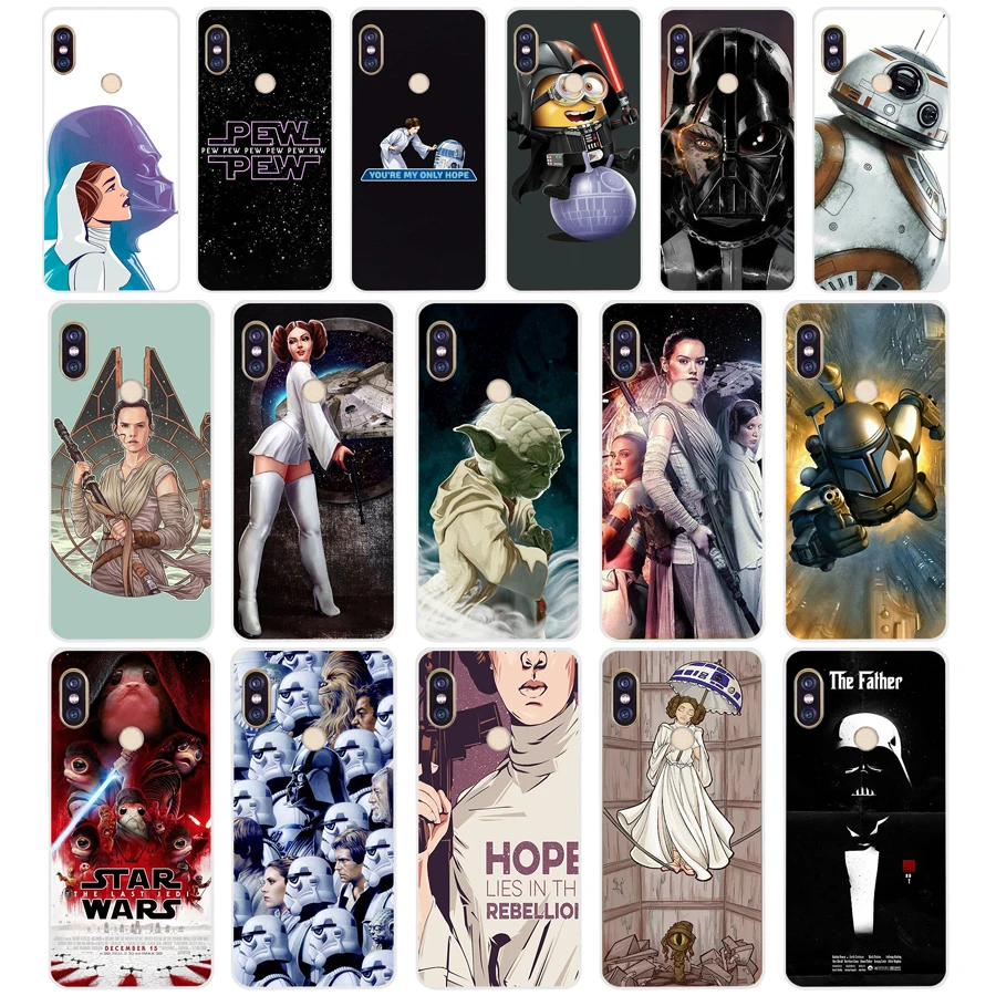 

119SD Star Wars Princess Leia Pretty Soft Silicone Tpu Cover phone Case for xiaomi redmi 6 Pro 6A note 5 6 Pro mi 8 lite