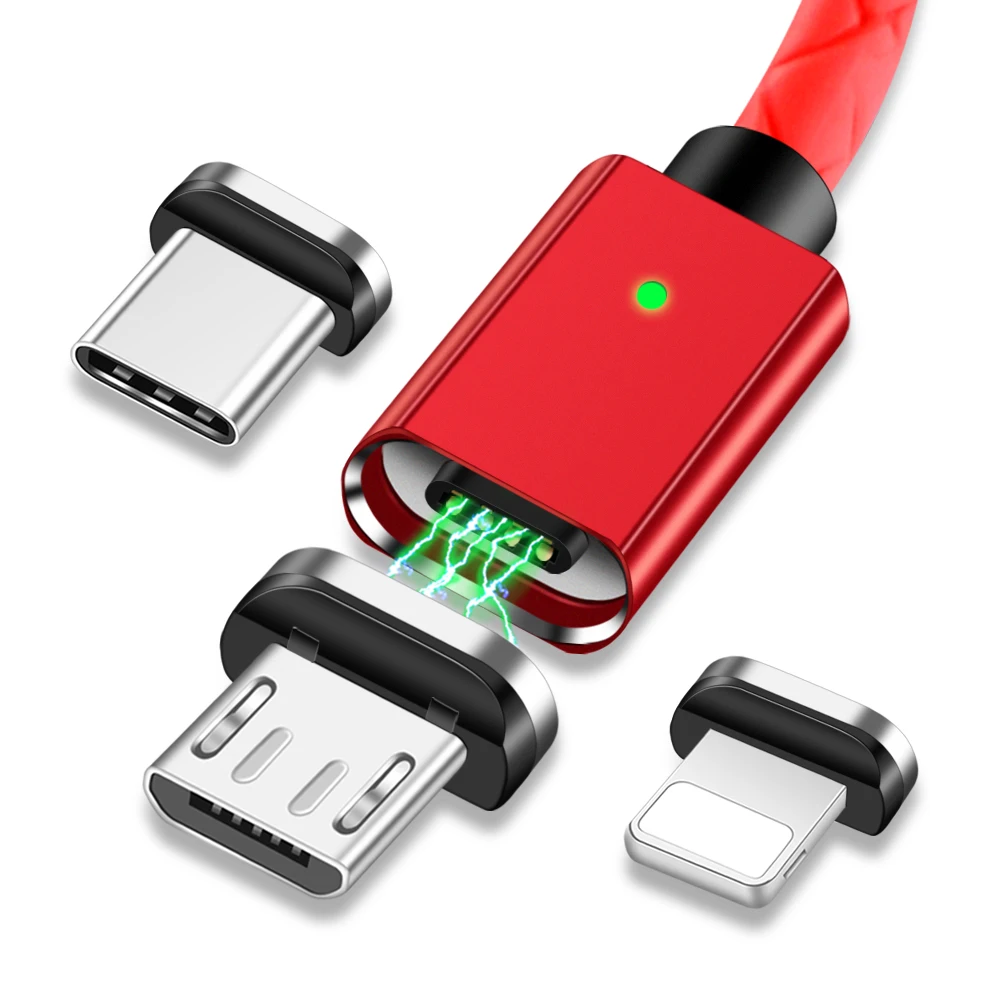 Cable magnético OLAF Micro usb tipo C carga rápida teléfono Microusb tipo C cargador magnético usb c para iphone Samsung huawei xiaomi