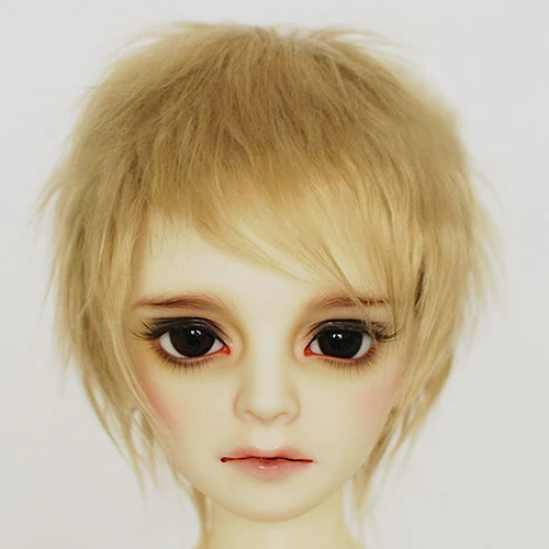 BJD плюшевые парик короткий коричневый для 1/4 1/3 17 &quot24&quot высокий MSD SD DK DZ AOD DD кукла