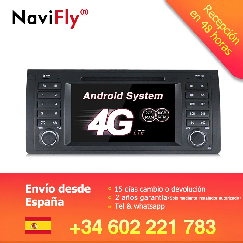 Excellent Wholesale! Android 7.1 Car DVD multimedia radio audio for BMW E39 E53 X5 M5 With Car dvd player GPS Navigator 4G WIFI BT X5 E39 1