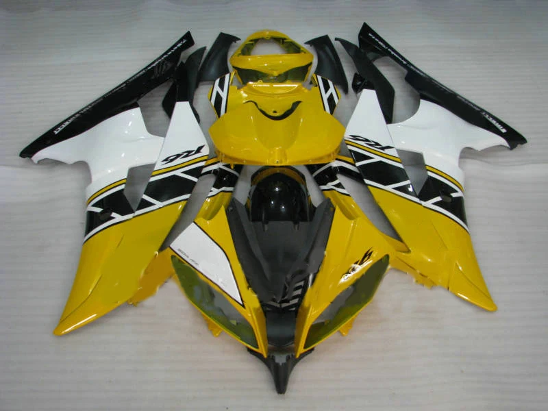Мотоцикл обтекатель комплект для YAMAHA YZFR6 08 09 10 12 14 YZF R6 YZF600 2008 2010 2014 желтый белый