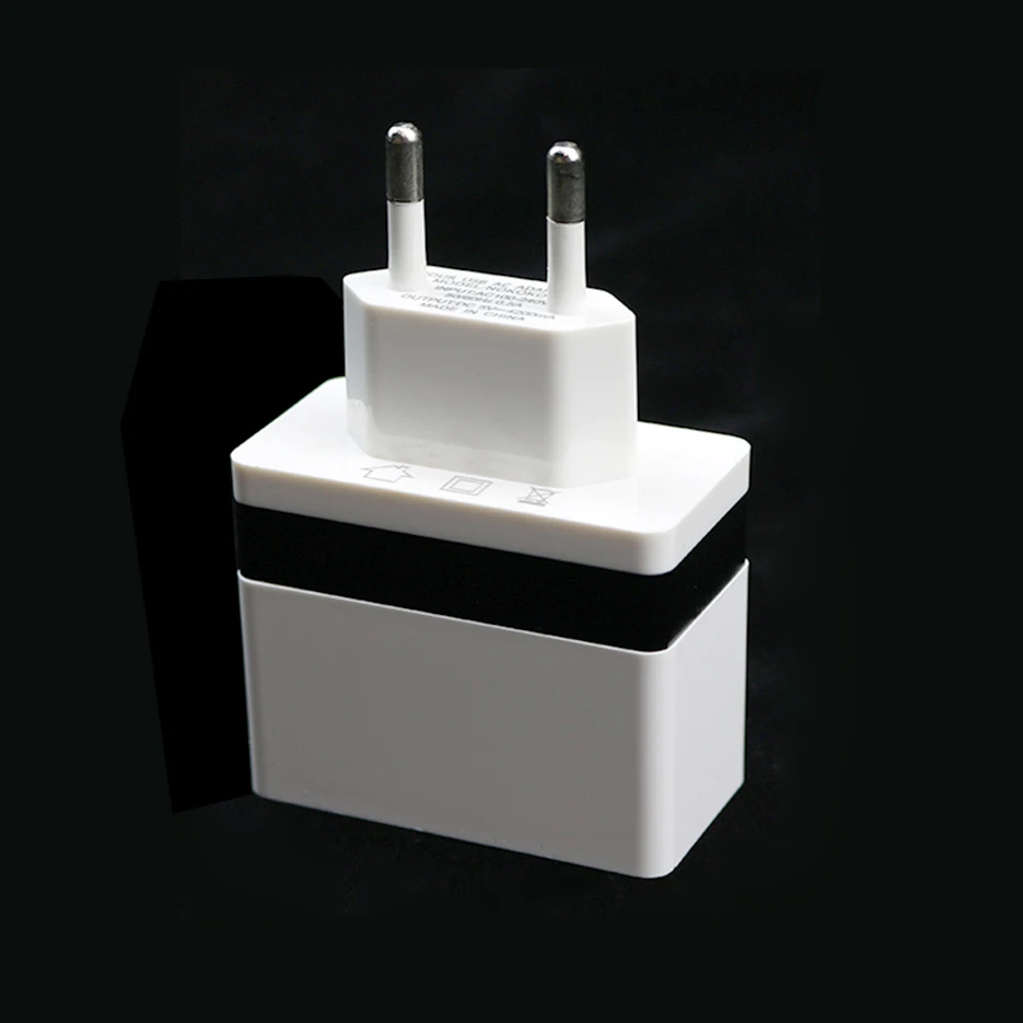 AMEEC 4 Port USB Charger EU Travel Charging Station Multiple USB Charger 4USB Portable Mobile Phone Charge Retail Wholesales (1)