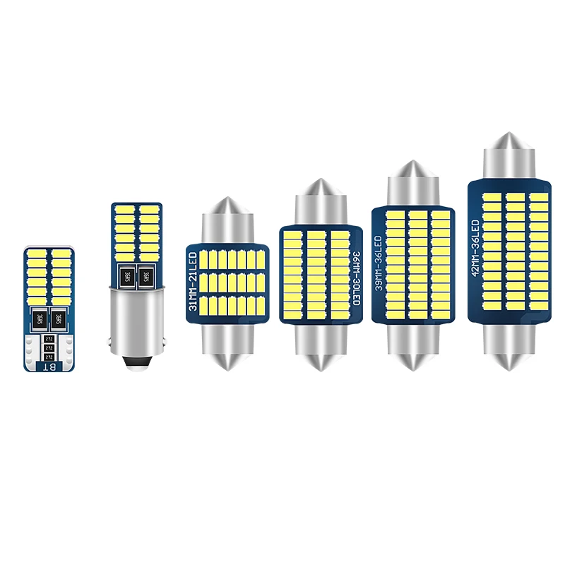 T10 W5W C5W 12v Led CANBUS Автомобильный Интерьер Свет качели ледяная лампа рамка номерного