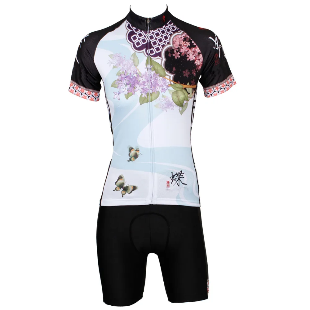 

Cycling Jersey Women"Clove Flower"Short Sleeve Cycling Clothing Women Cycling Jersey Cycling Sets X544