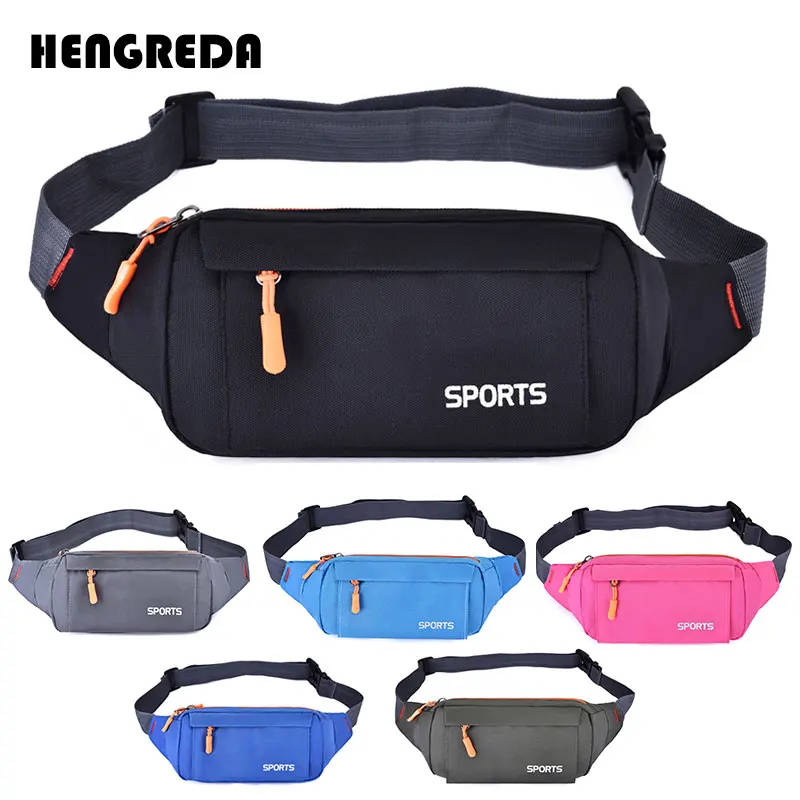 

2019 Waist Pack Women Running Waterproof Waist Bag Mobile Phone Holder Men Gym Fitness Travel Pouch Belt Hengreda Chest Bags