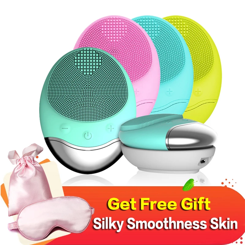 Electric Facial Cleansing Brush Anion Imported Wireless No Dead Corner Pore Dirts Cleanse Anti Aging Wrinkle Facial Brush