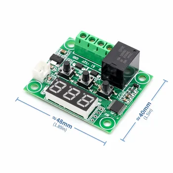 

W1209 DC12V LED Digital -50~110c Degree Thermostat Temperature Control Thermometer Thermo Controller Switch Module + NTC Sensor
