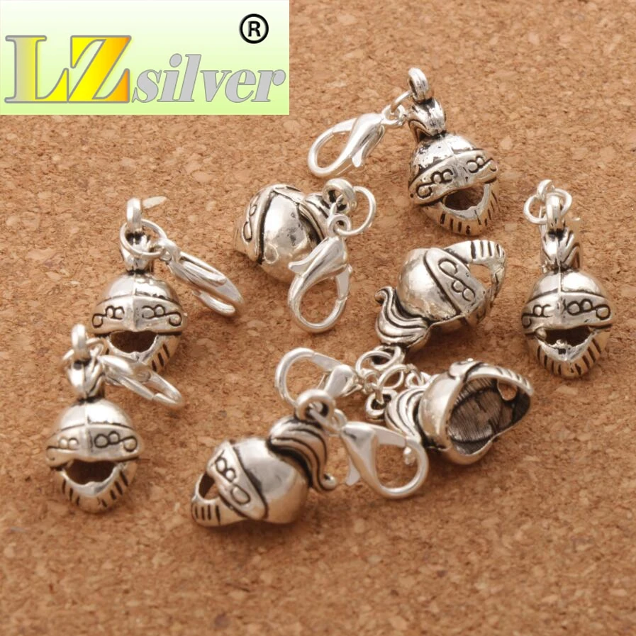Застежка для шлема в стиле рыцаря 20 шт. 30 8x11 9 мм|clip on charms|charms lobster claspcharms 3d |