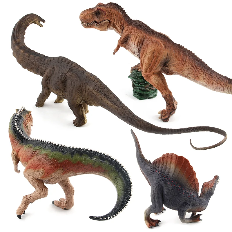 Мир Юрского периода игрушки животных Kaiser Dragon Giganotosaurus пластик Spinosaurus динозавр