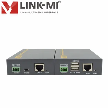 

LINK-MI LM-HT201DKM long distances HDBaseT DVI KVM Extender 100m Over Single Cat6 Cable With RS232 USB DTV/HDTV 1080p, 4Kx2K