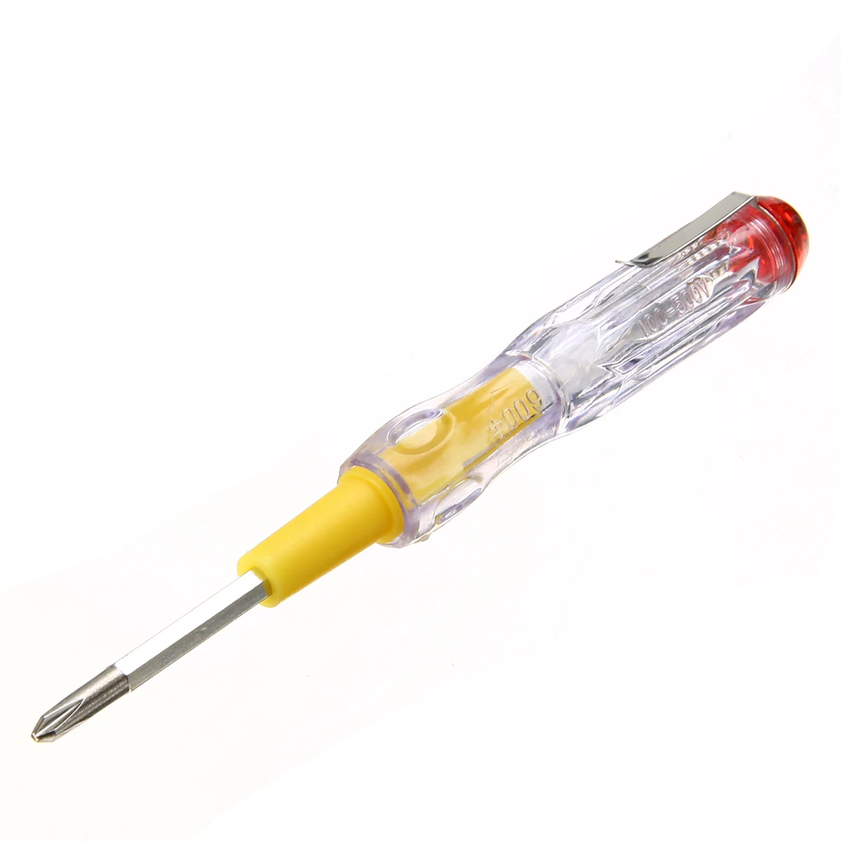 1pc 100-500V LED Electric Test Tester Pen Screwdriver Multifunctional Household Test Pencil Voltage Detector Probe 137mm Mayitr
