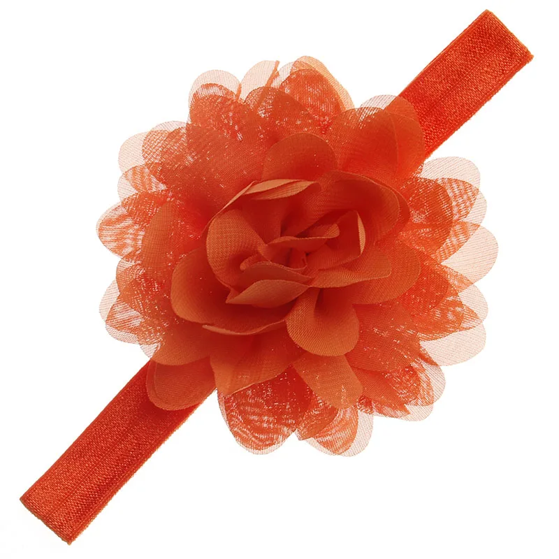 Lovely Newborn Baby Girls Chiffon Flower Headbands Toddler Headband Photography Props Infant Headband Hair Accessories crochet baby accessories Baby Accessories