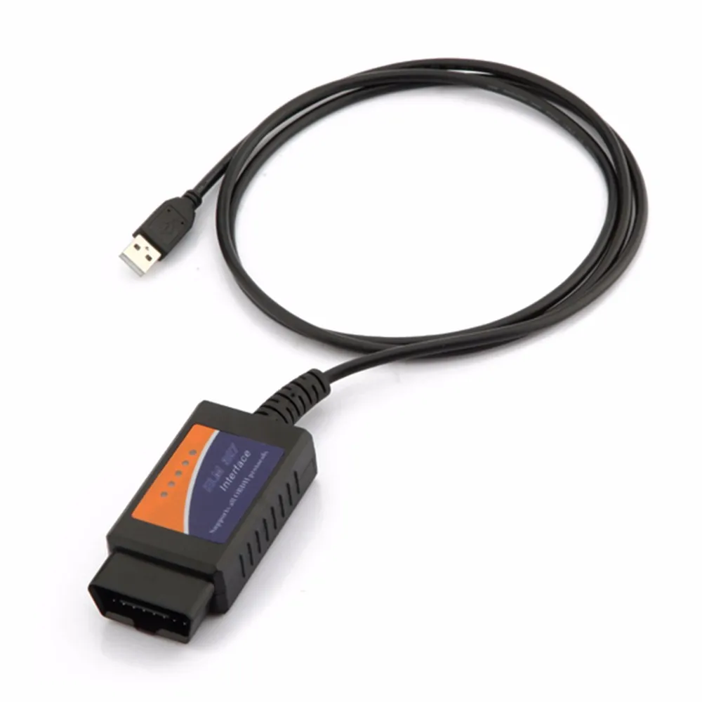 Автомобильный диагностический интерфейс сканер OBD2 ELM327 V1.5 USB сканер автомобильный детектор диагностический инструмент