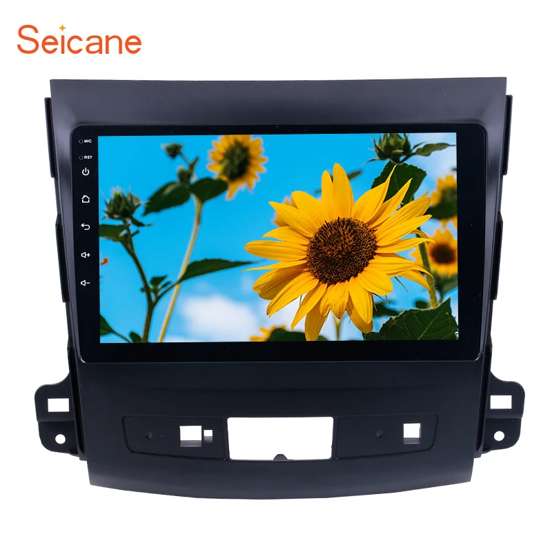 Seicane Android 8,1 9 дюймов Автомобильный радиоприемник 2Din Quad-Core HD 1024*600 Tochscreen мультимедийный плеер для 2006-2014 MITSUBISHI Outlander