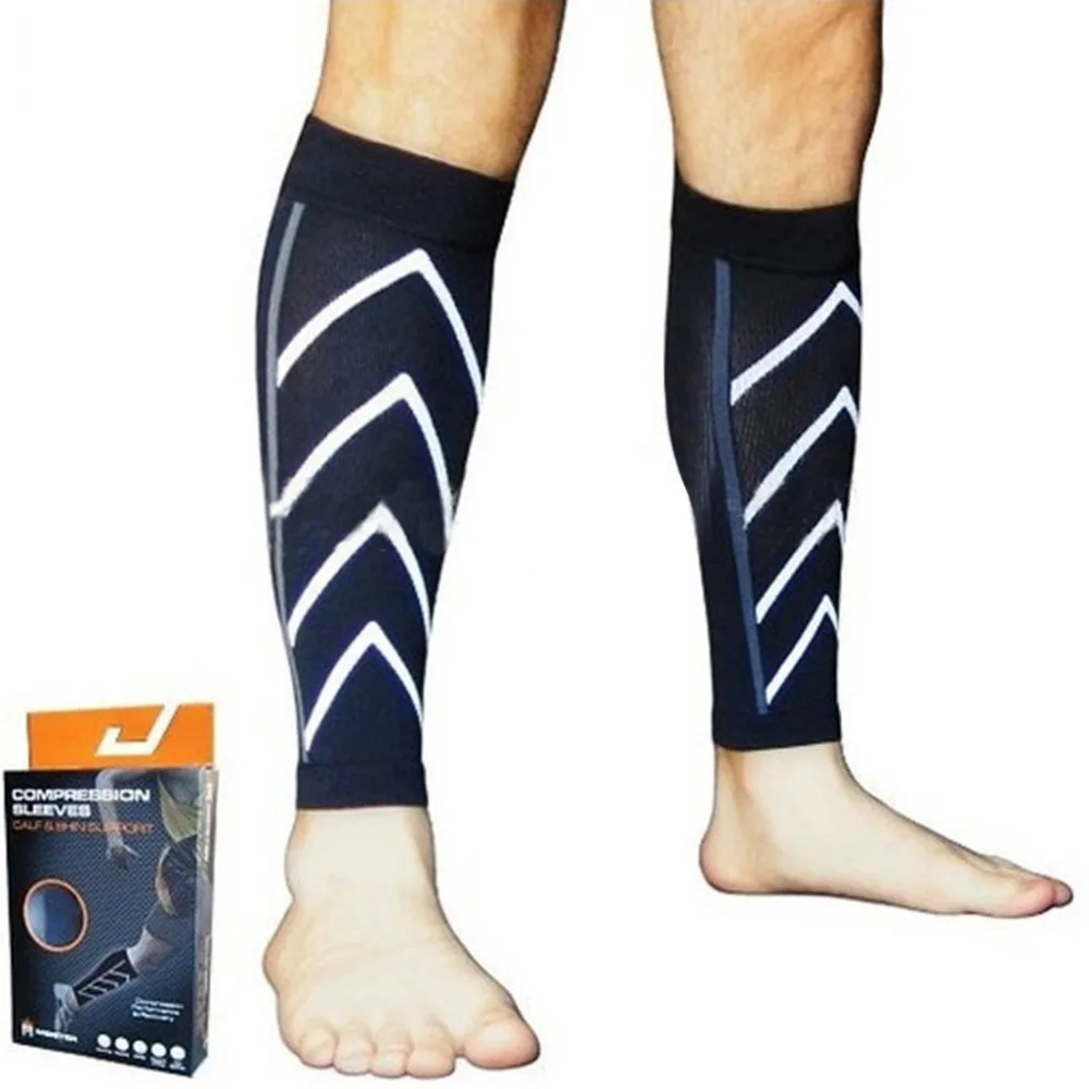 Download 1Pair Men Cycling Leg Warmers Compression Shin Guard ...