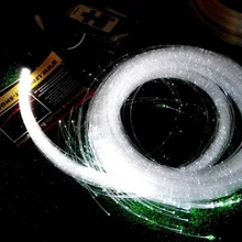 Сверкающее боковое излучение PS волоконный кабель; 200 шт 1,0 мм 2 М длинные PS волокна