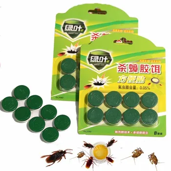 

8pcs/lot Hot From Cockroaches Killer Convenient Stickers Easy To Use Affordable Good Effect Non-toxic Cockroach Insecticide
