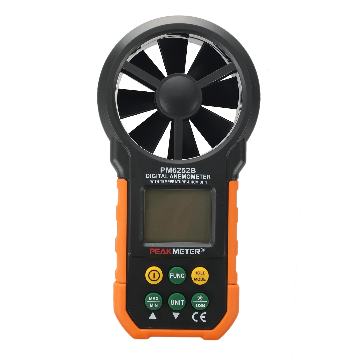 

Best price PEAKMETER PM6252B USB Digital Anemometer Air Flow Tester Meter