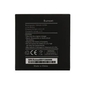 

Original antirr Battery For Wiko Sunset 1300mAh 3.7v 4.81wh High Quality Mobile Phone Batteries