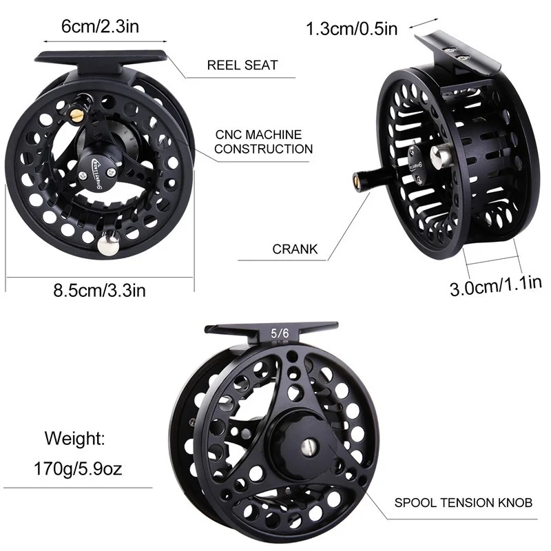 Sougayilang материал из алюминиевого сплава, полностью металлический корпус, катушка для ловли нахлыстом, катушки для подледной рыбалки, спиннинговая катушка для ловли рыбы в пресноводных водоемах, снасти