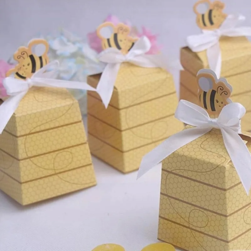 Honey Bee Caramella Baby Shower Birthday Party Favors Obsequios Battesimo Matrimonio Decorazioni Per Bambini 50 Pz