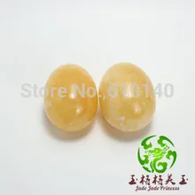 Natural meters topaz eggs / fitness ball / health ball / handball / feng shui ball one pair to give them a gift