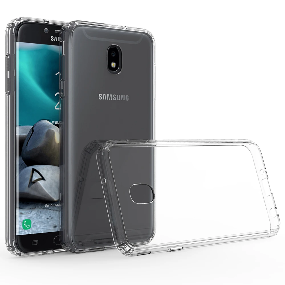 

For Samsung Galaxy J7 2018/J7 Crown/J7 Star/Aura/Aero/Top/Refine/Eon Ultra Thin Clear Back Case Anti Shock / Scratch Hard Cover
