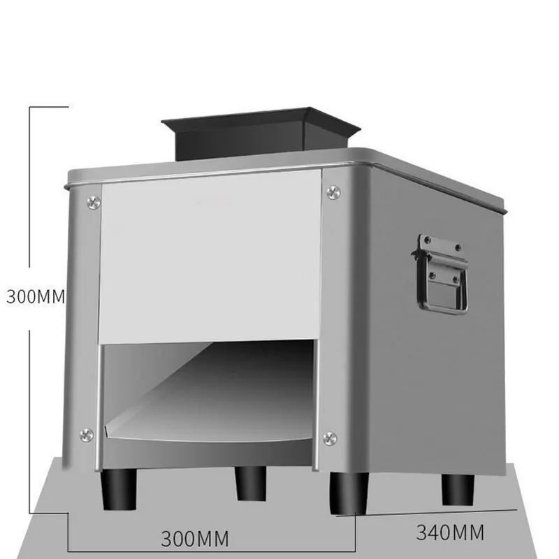 850 Вт промышленная ломтерезка для мяса из нержавеющей стали полностью автоматический измельчитель ломтерезка электрическое мясо разных видов мясорубки