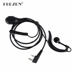 2 Pin G Форма Динамик гарнитуры для Baofeng UV-5R UV-82 BF-888S Kenwood TK-3207 TK-3107 TK-2207 TK-2107 TK-378G