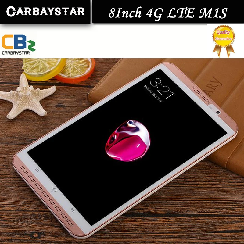 CARBAYSTAR 8 inch Tablet Computer Octa Core M1S Android Tablet Pcs 4G LTE mobile phone android Rom 64GB tablet pc 8MP IPS MT8752