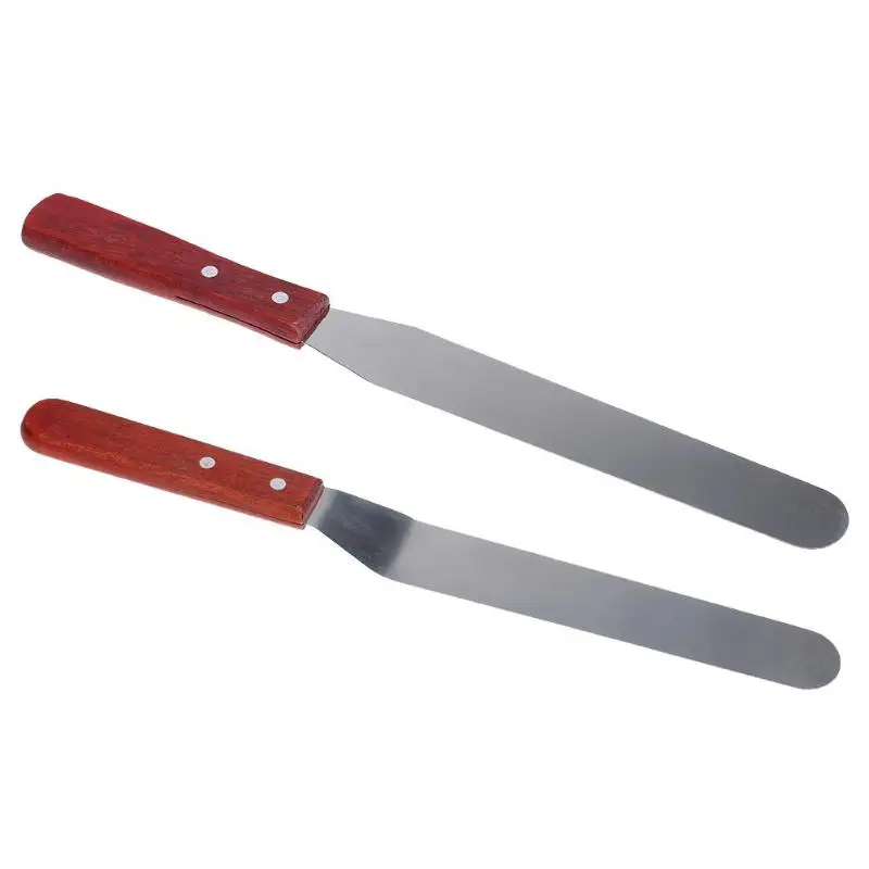 

6/8inch Stainless Steel Cake Spatula Butter Cream Icing Frosting Knife Baking Pastry Spatula Kitchen Cake Decoration Tools