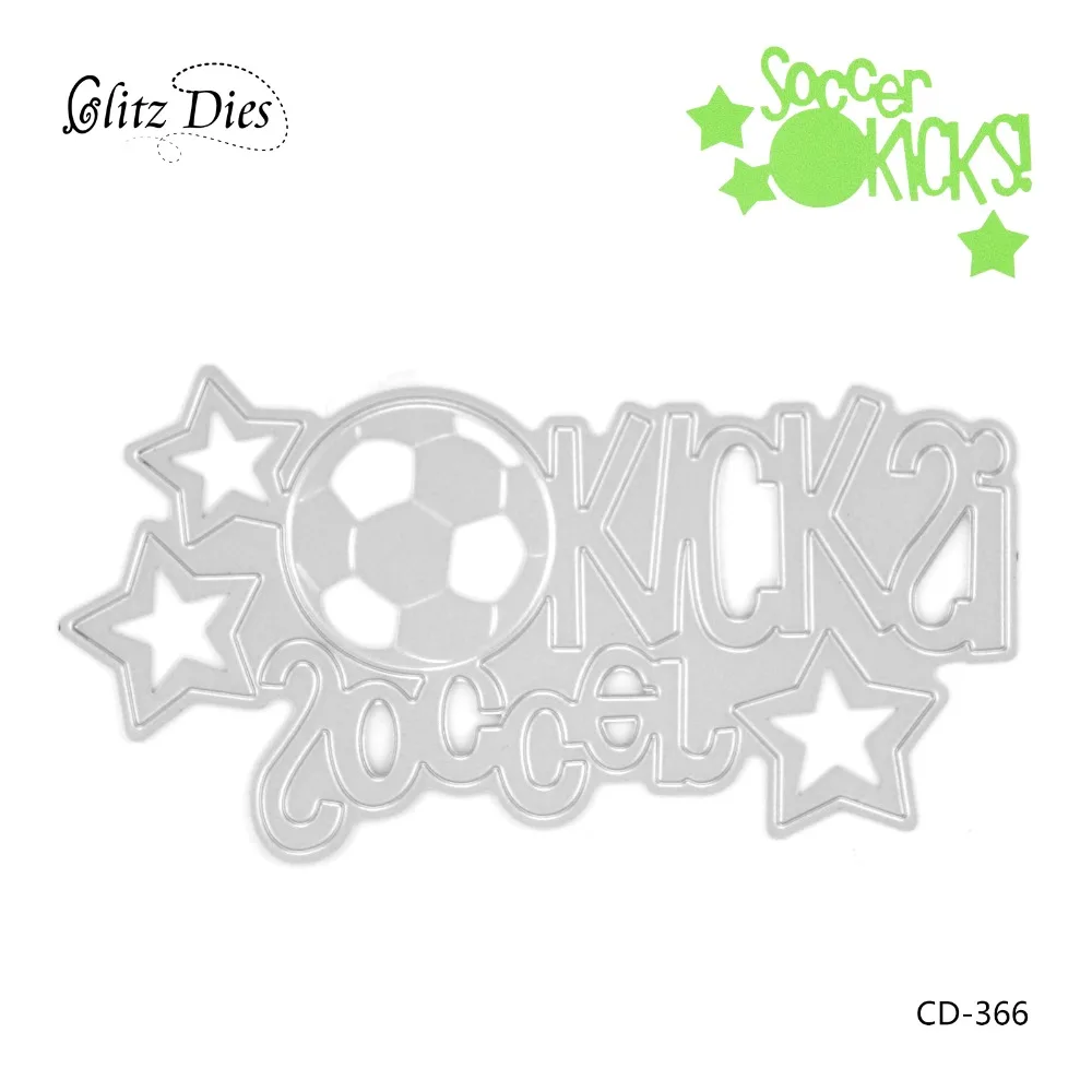 

Football Subject Cutting Dies For DIY Scrapbooking Decorative Craft Photo Album Embossing DIY Paper Crad.