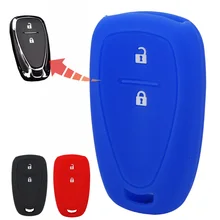 1pcs Silicone Smart Remote Car Key Case Cover For Chevrolet Cruze Trax Malibu XL Spark Verano Volt Limited 2016 2017