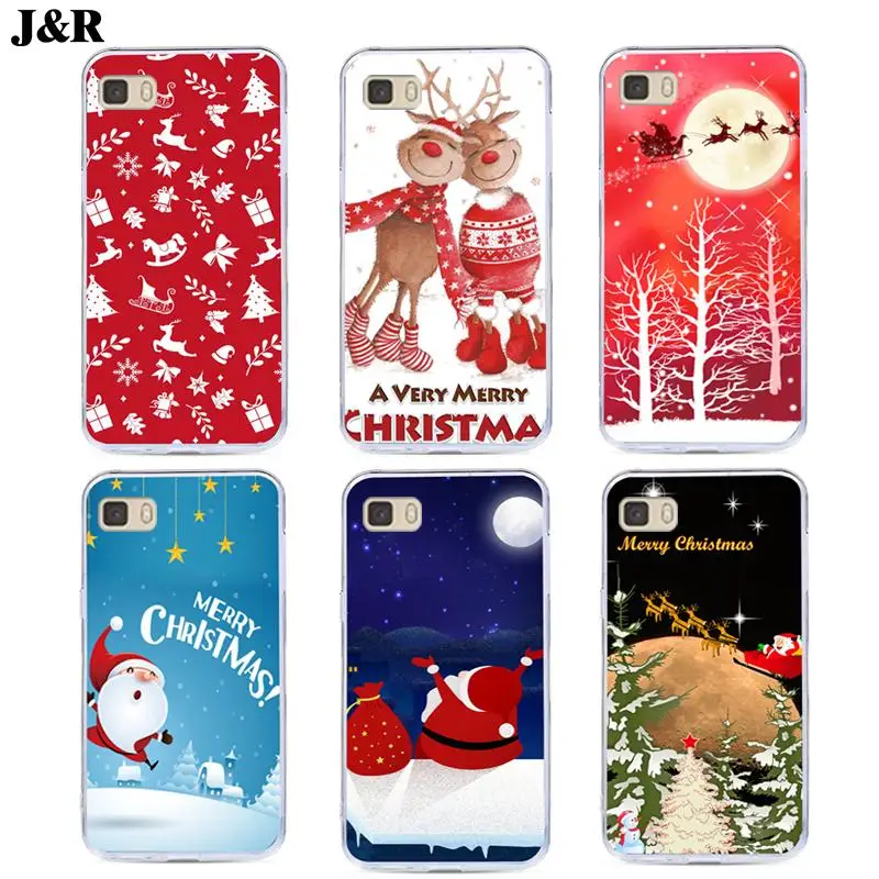 For Huawei P8 Lite Case Christmas Silicone TPU Cover Bag Ascend 2015 P8Lite ALE-L21 Phone Cases |