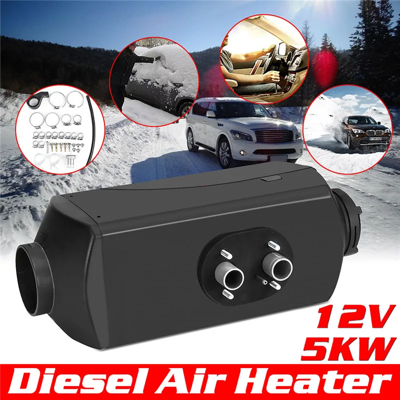 

12V 5000W air parking heater Air diesels Fuel Heater Single Hole 5KW For Trucks Boats Bus Car Heater