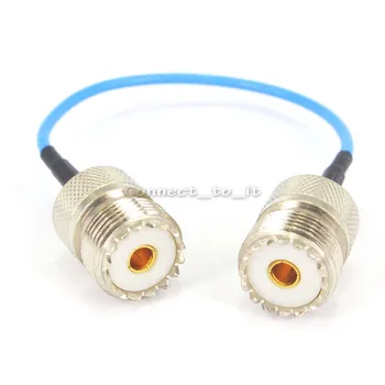 

10 pcs/lot Pigtail Extension Cable Blue RG316 15cm Cable With UHF Connector UHF Jack to UHF Jack Adapter