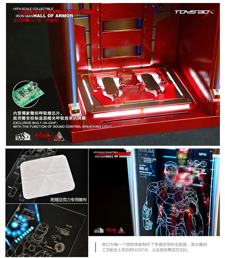 Toysbox1/6 IronMan Gnaku Юбилейная концепция Ограниченная серия для 12 дюймов Фигурка DIY