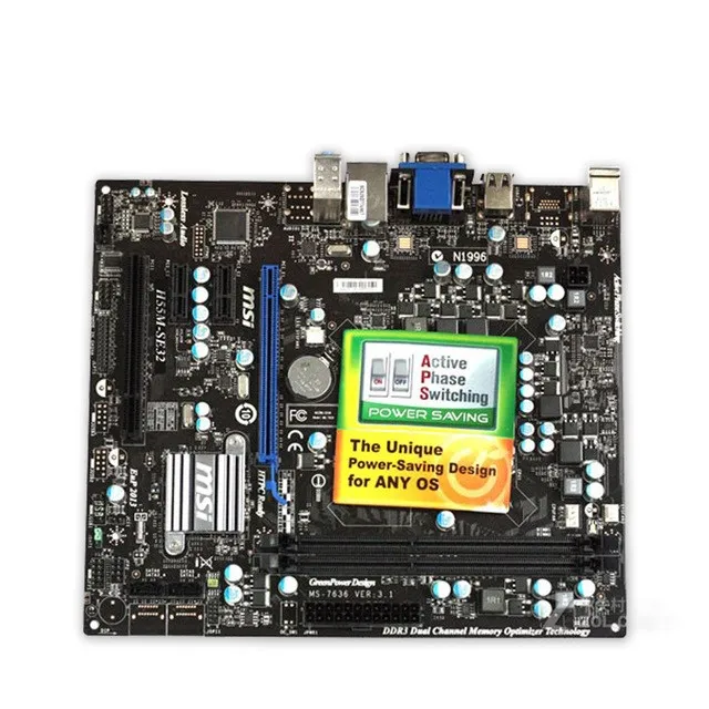 

H55M-SE32 Desktop Motherboard H55 Socket LGA 1156 will test before shipping