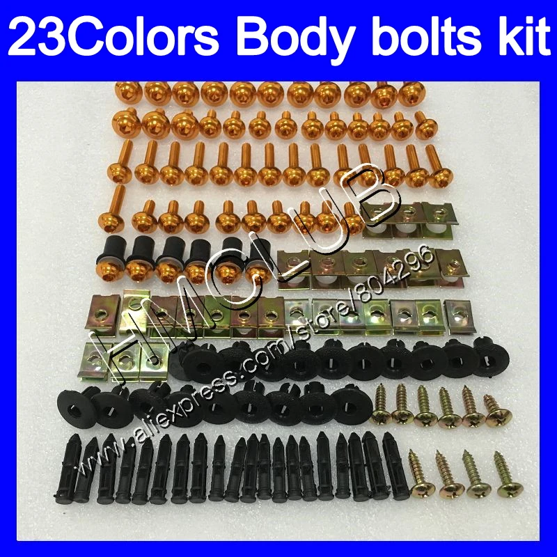

Complete Fairing bolts kit For HONDA VFR400RR 89 90 91 92 93 NC30 VFR400 RR 1989 1990 1991 92 1993 Full Body screws Nuts screw