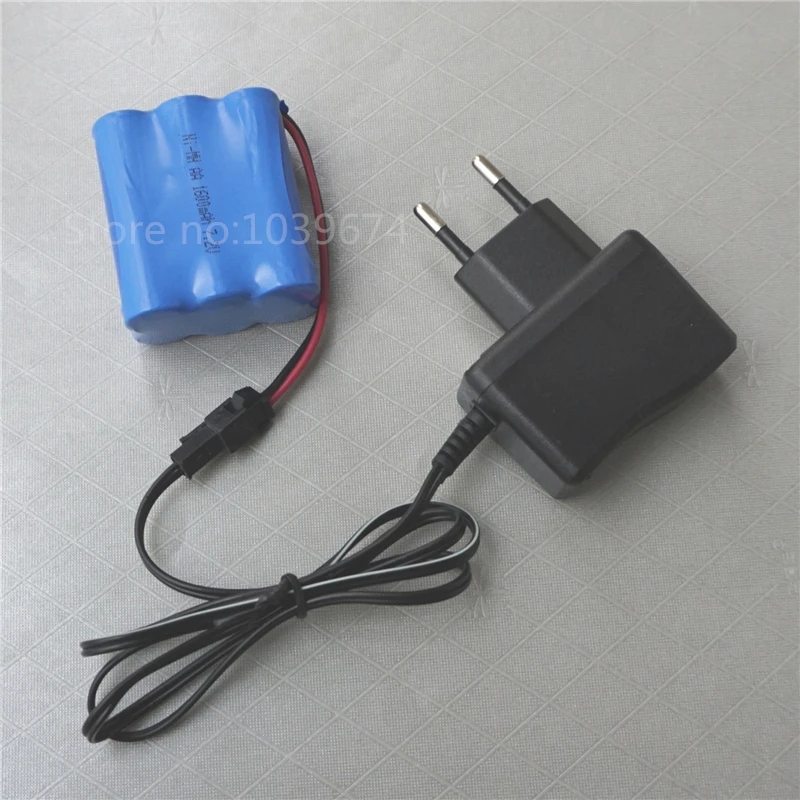 

7.2V 1600MAH AA *6 Ni-MH 3.6V 4.8V Rechargeable Battery Packs for Power Source with Free Charger