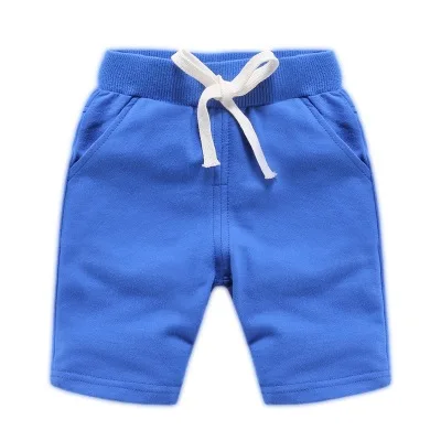 VIDMID/От 1 до 10 лет шорты для маленьких девочек и мальчиков, цветные летние хлопковые брюки детские однотонные пляжные шорты детские штаны 7060 04 - Цвет: as photo