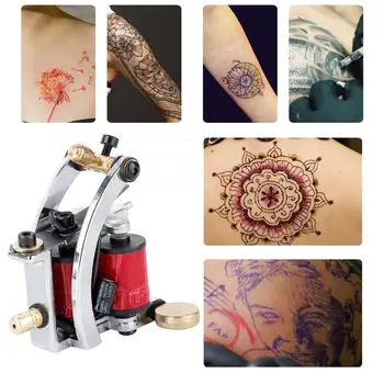 

Microblading Machine 10 Warps Coils Wire Unique Pattern Tattoo Machine Alloy Three Wire Coil Tattoo Machine Permanent