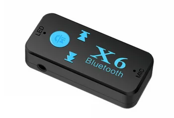 

100pcs Bluetooth Adapter 3 in 1 Wireless 4.0 USB Receiver 3.5mm Audio Jack TF Card Reader MIC Call Support For Car Speaker