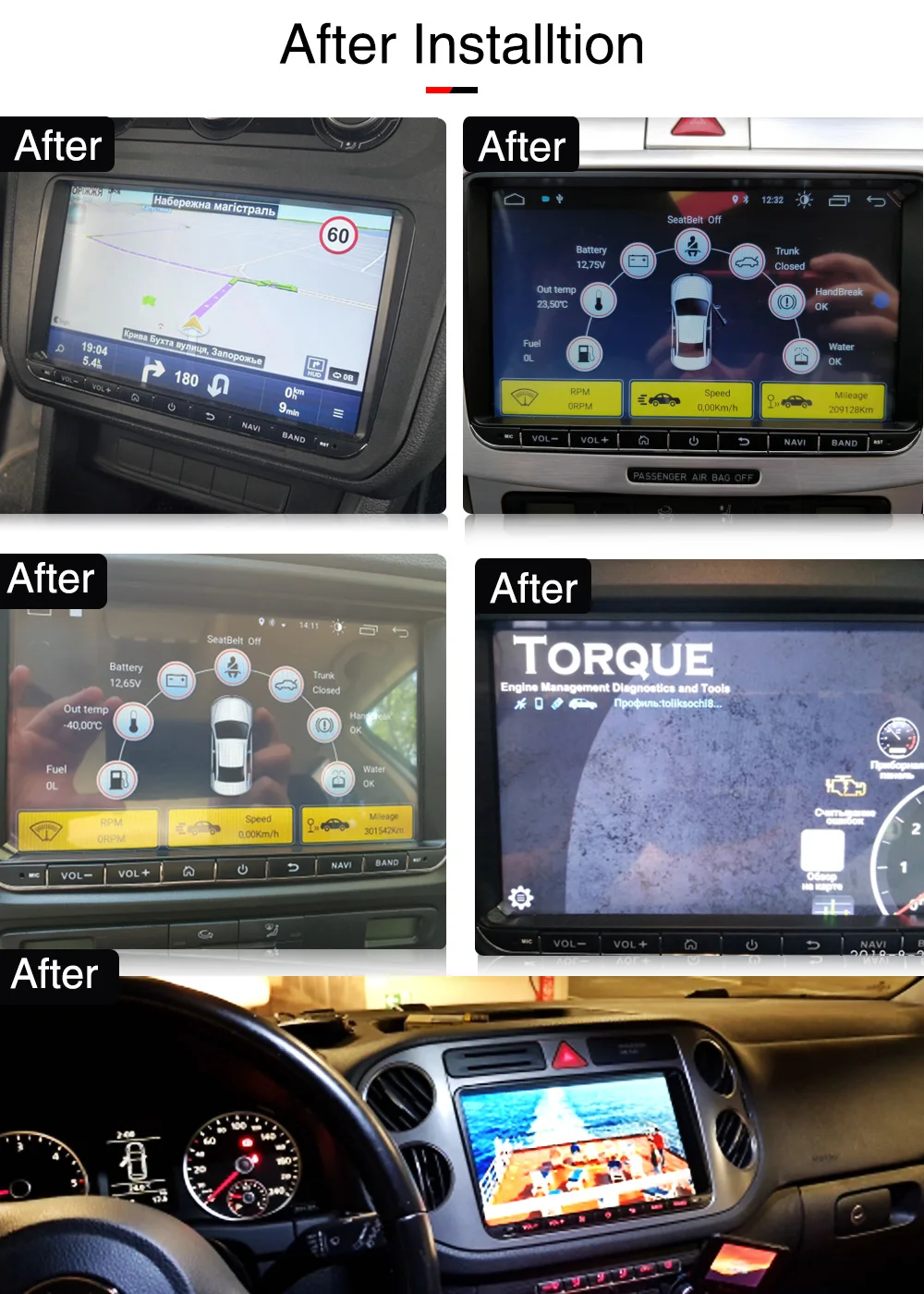 Автомобильный GPS навигатор IPS DSP Android 10 для Volkswagen Skoda Octavia golf 5 6 touran passat B6 polo tiguan