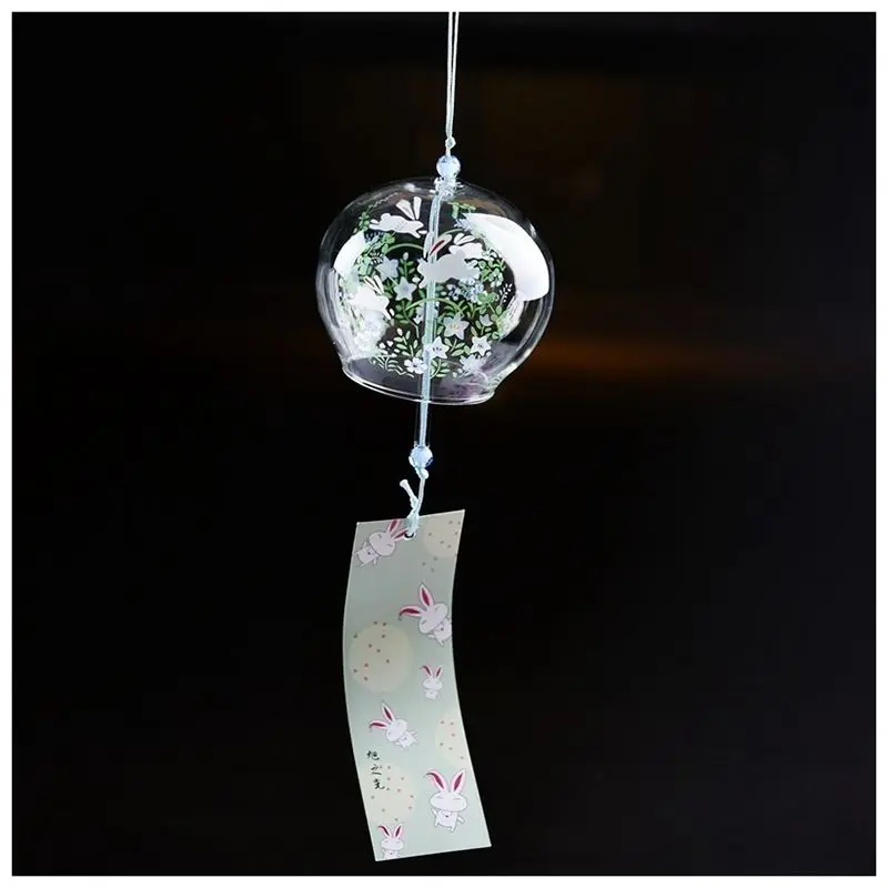 Творческий японский ручной работы стеклянная живопись и колокольчики двери украшения подарок для девочек стиль 6