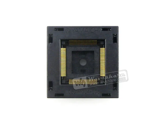 IC201-1004-008 Yamaichi IC Test &amp burning-in Socket для QFP100/TQFP100/FQFP100/PQFP100 посылка 0 5 мм шаг | Компьютеры и