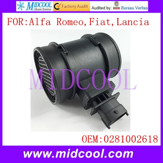 

New Mass Air Flow Sensor use OE No. 0281002618 , 0281002683 , 55183651 , 55350048 , 11140004 for Alfa Romeo Fiat Lancia