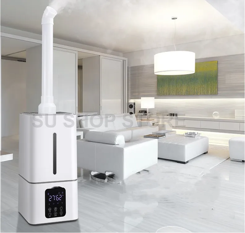 Industrial Air Ultrasonic humidifier Mute Commercial Supermarket Vegetables Mist Maker 13L Fogger Spray Anion Humidifiers