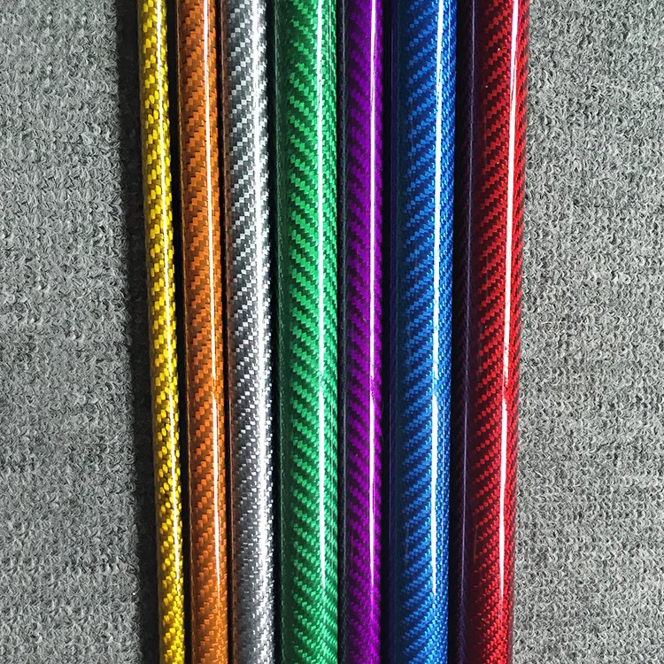 

Quality 3K Carbon tube Diagonal push rod Multicolor Carbon Rod Arm For DIY Kossel 3D Printer