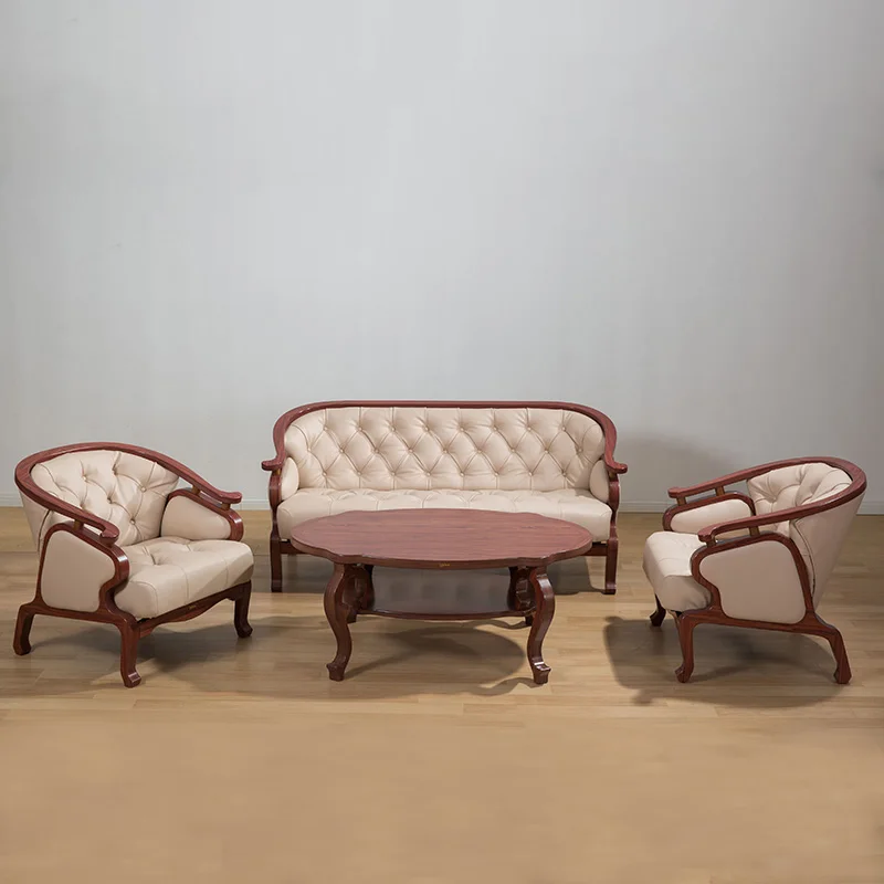 Antique elegant design furniture vintage furniture suits suitable for living room solid wood chairs tea table M301+M302+M253 Antique elegant design furniture vintage furniture suits suitable for living room solid wood chairs tea table M301+M302+M253